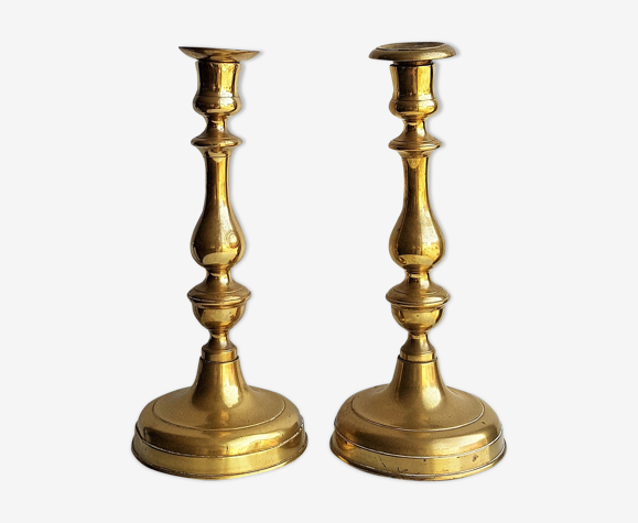 With candlesticks old do to what brass Vintage &