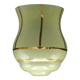 French vintage yellow Art Deco replacement shade with gold detailing 0081.