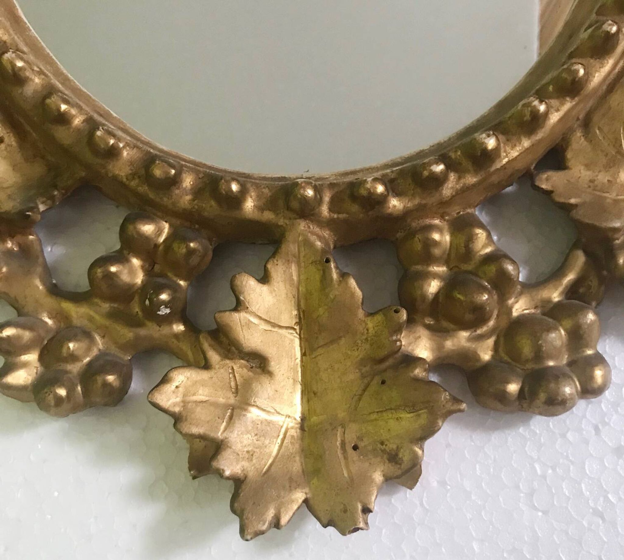 Baroque Venetian Mirror • Carved Wood • Gold Leaf • Italy • 18th Century
