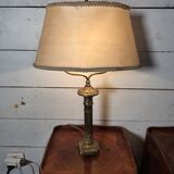 Empire style lamp in gilded bronze from the 19th century.
