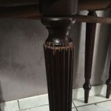 Table console half moon merisier louis xvi