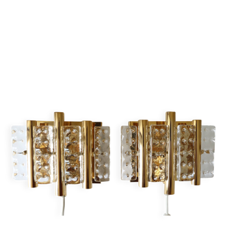 Pair of wall sconces by Carl Fagerlund for Lyfa, Sweden