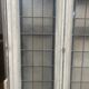 Art Deco stained glass transom window, circa 1900, 20th century