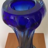 Big Blue Crystal vase