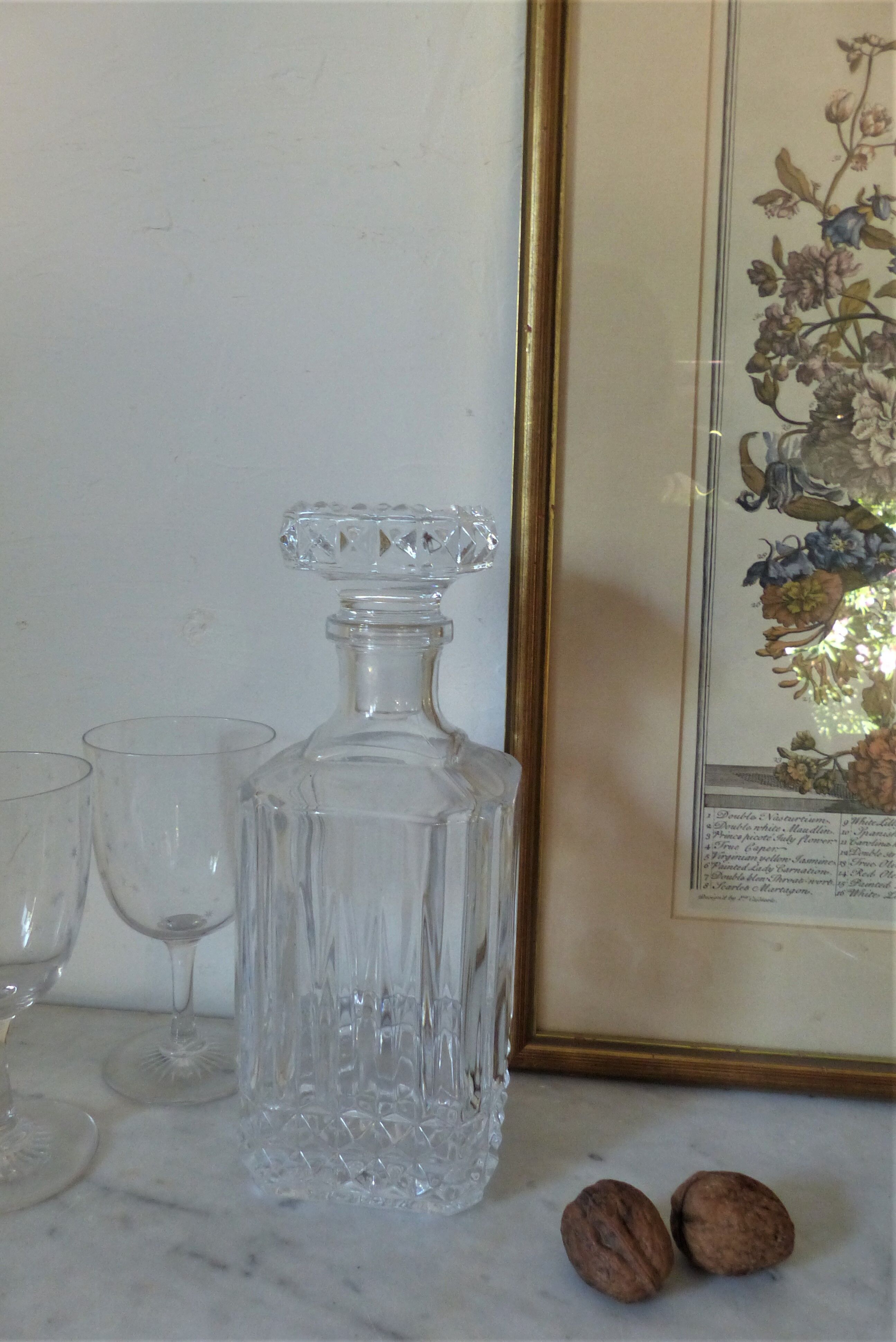 Crystal whisky carafe