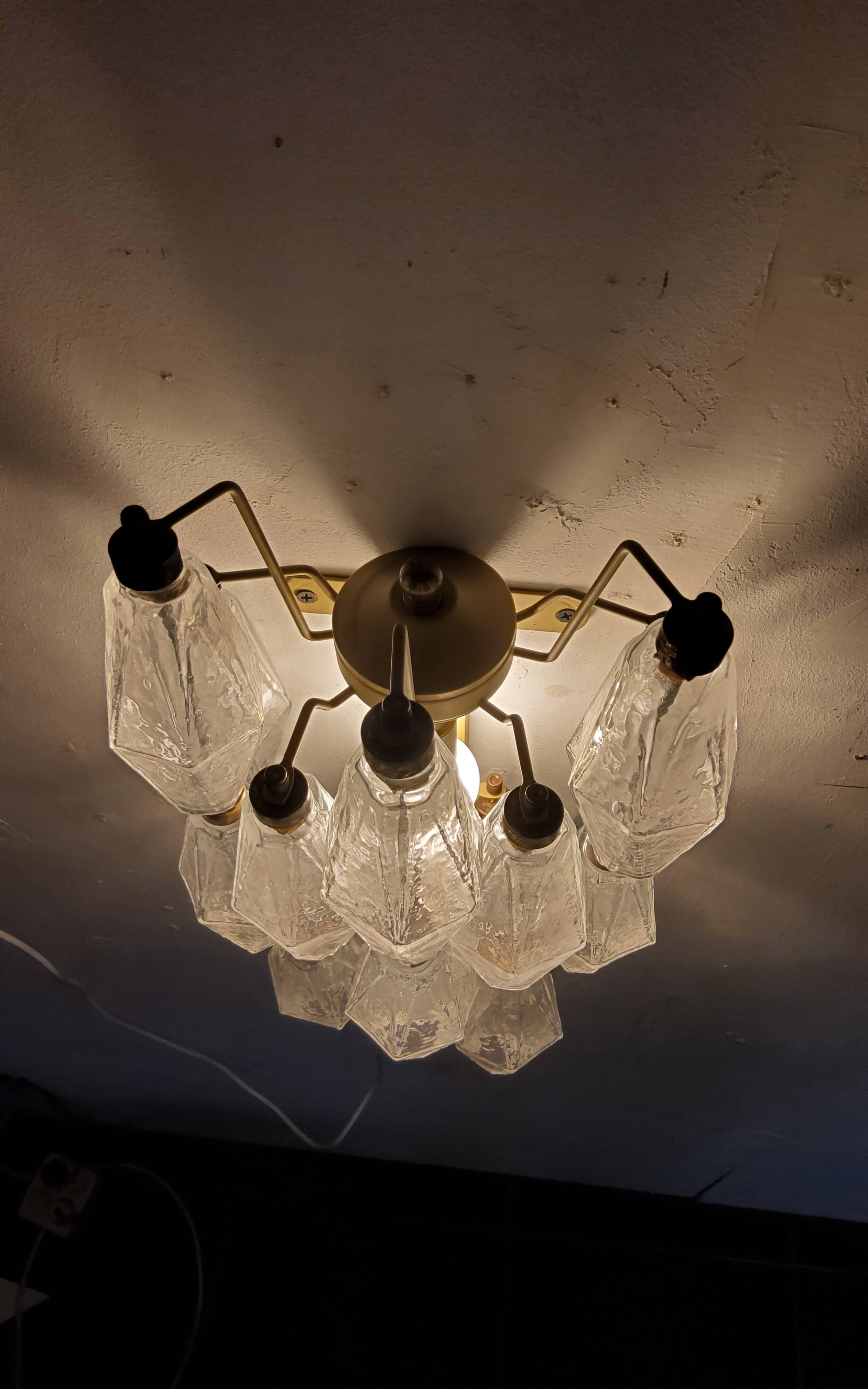 Murano glass wall sconces from Italy