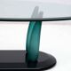 Vintage Italian Murano Glass Coffee Table by Seguso, 1989