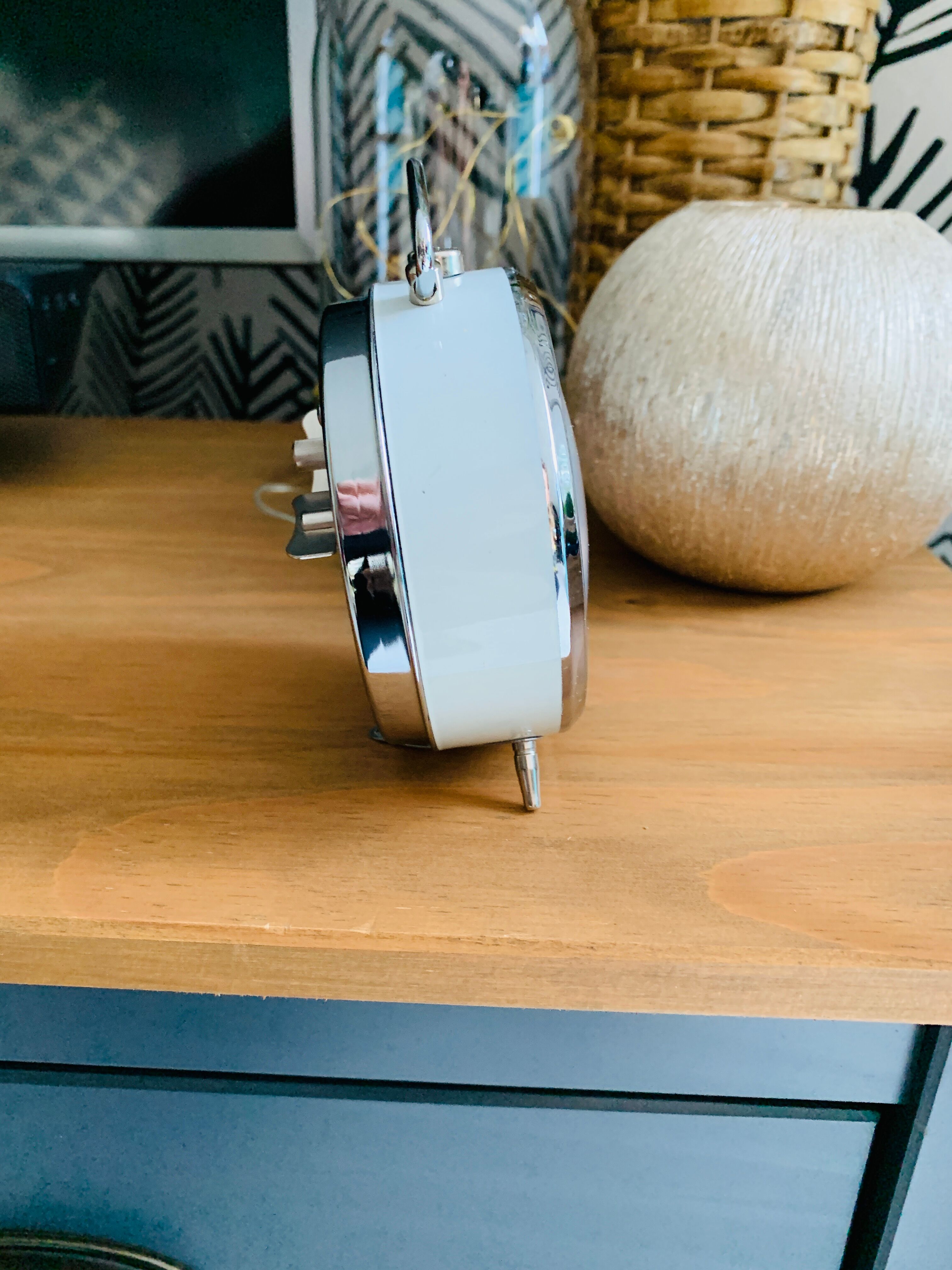 Silvoz vintage mechanical alarm clock