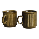 Set of 2 ceramic mugs