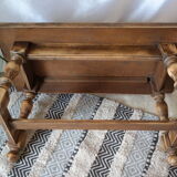 Country coffee table western vintage oak