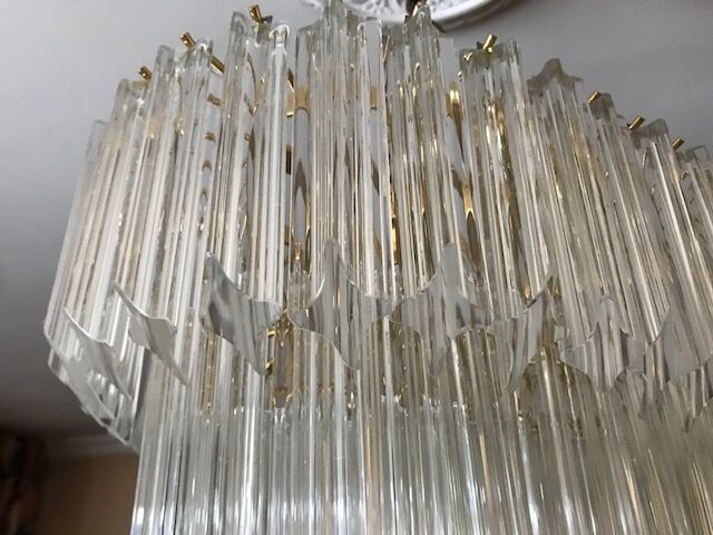 Lustre pampilles Murano