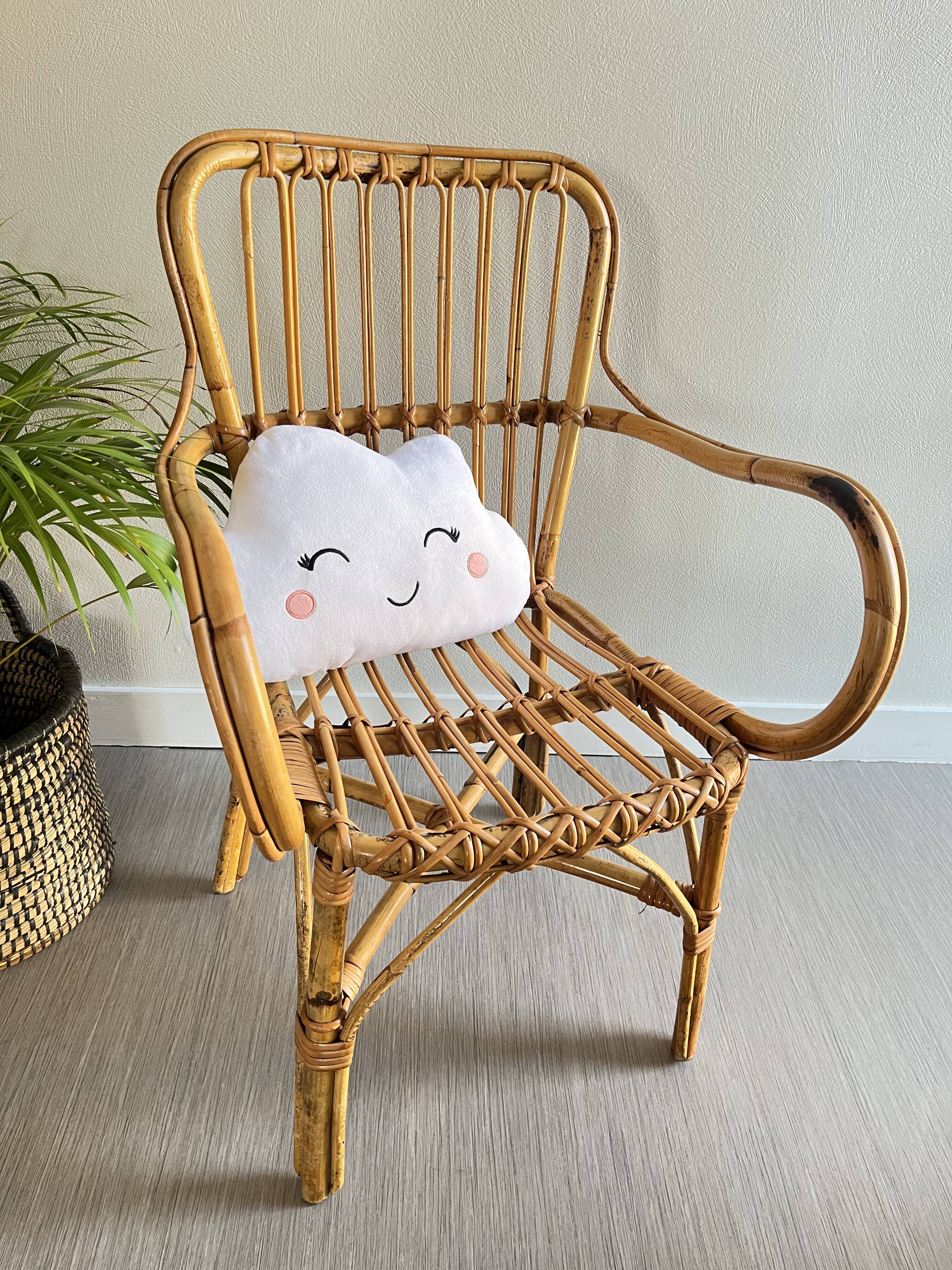 Vintage rattan armchair