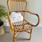 Vintage rattan armchair