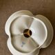 Three-compartment Limoges Havilland porcelain mendicant servant - Le Tanneur