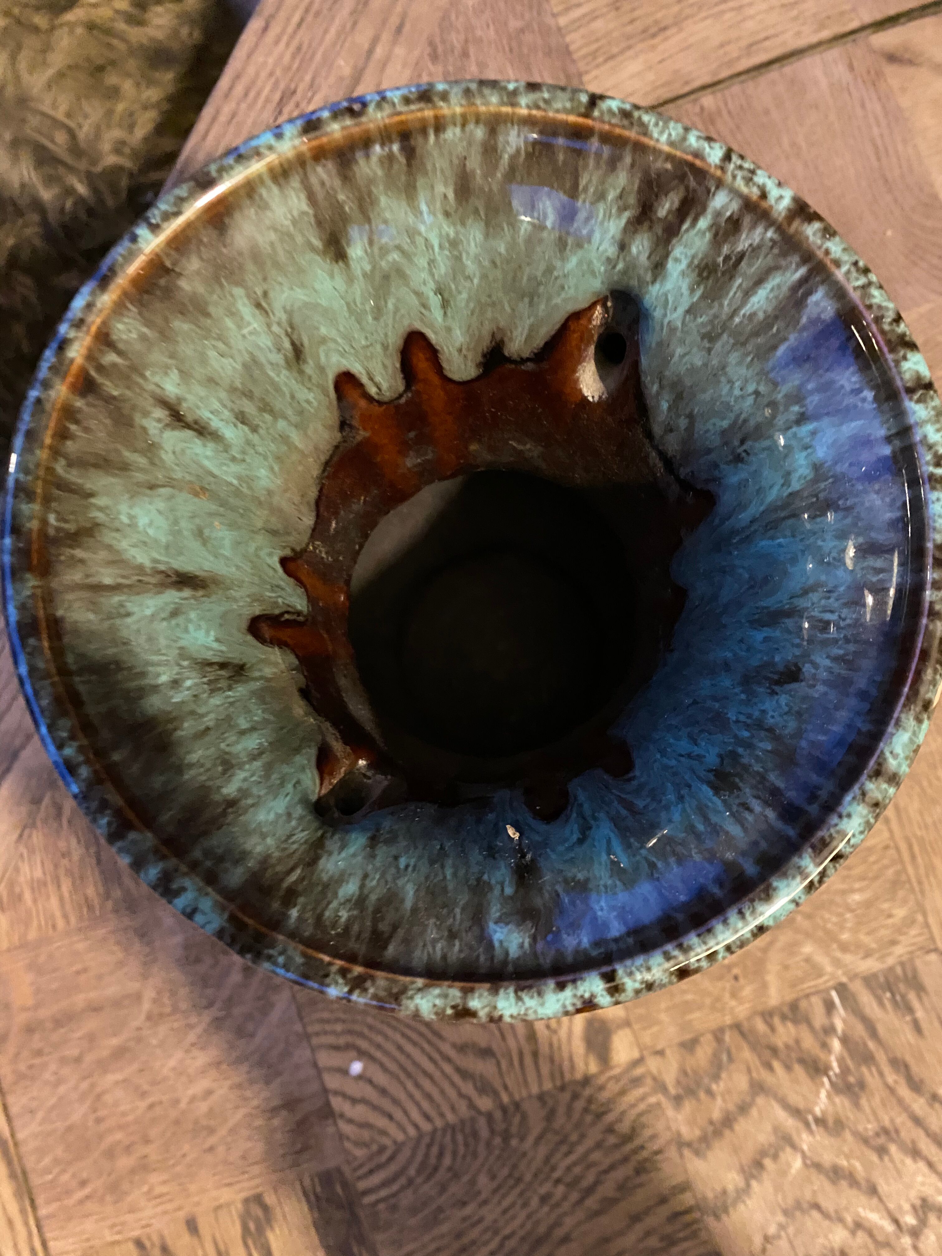 Ceramic amphora vase