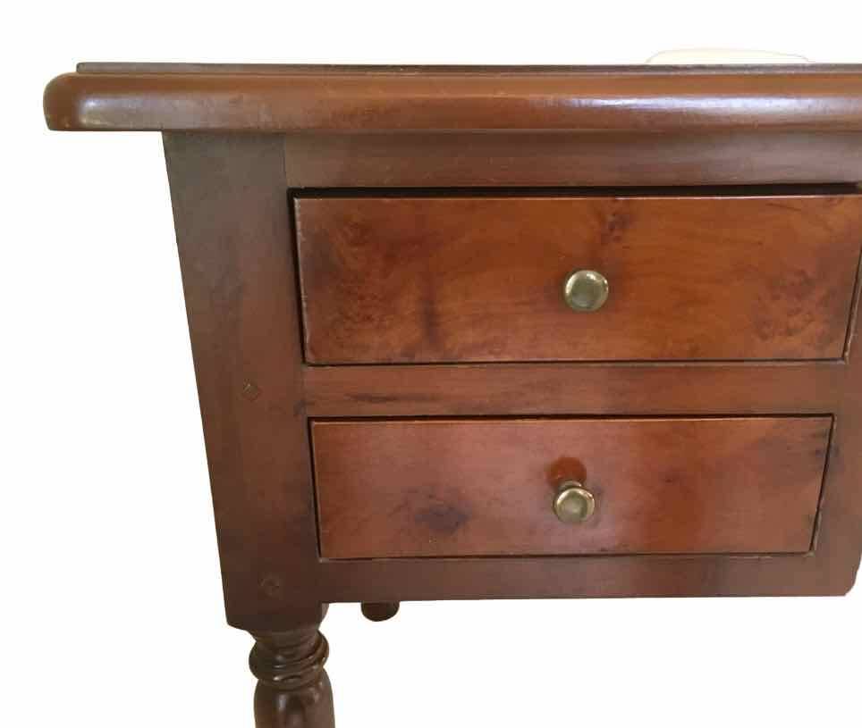 Louis Philippe style cherry wood desk, 1970