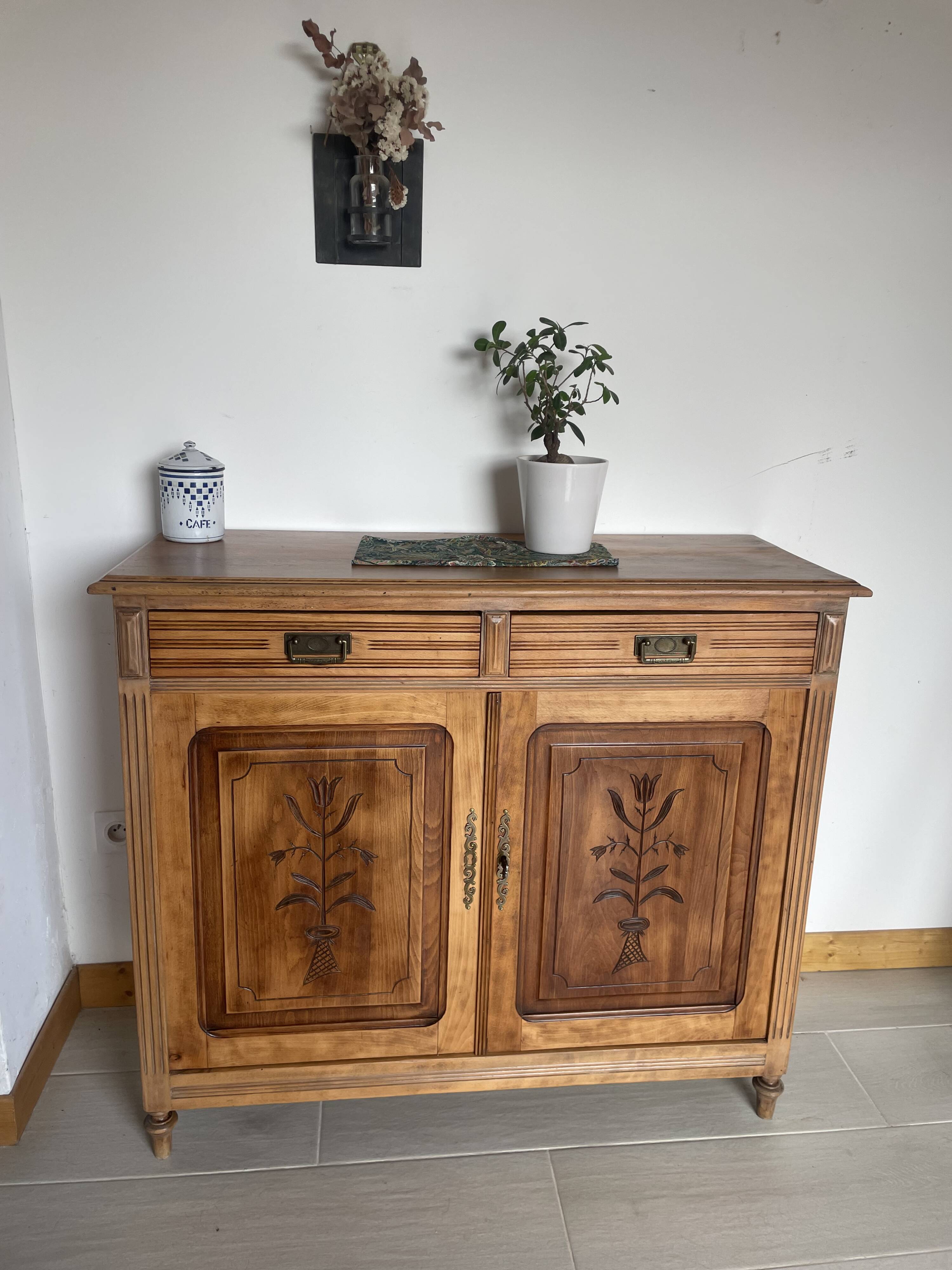 Art Deco style wooden sideboard