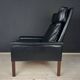 Ensemble de fauteuil lounge et ottoman Mod. 500 attribué à Hans Olsen pour Vatne Møbler, Danemark, années 1960