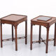 Bevan Funnell Mahogany Side Tables for Reprodux England, 1960s