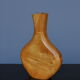 Maple Wood and Glass Sculptural Vase, 1980