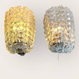 Helena Tynell Glashütte Limburg 1960 vintage Germany wall lights x2
