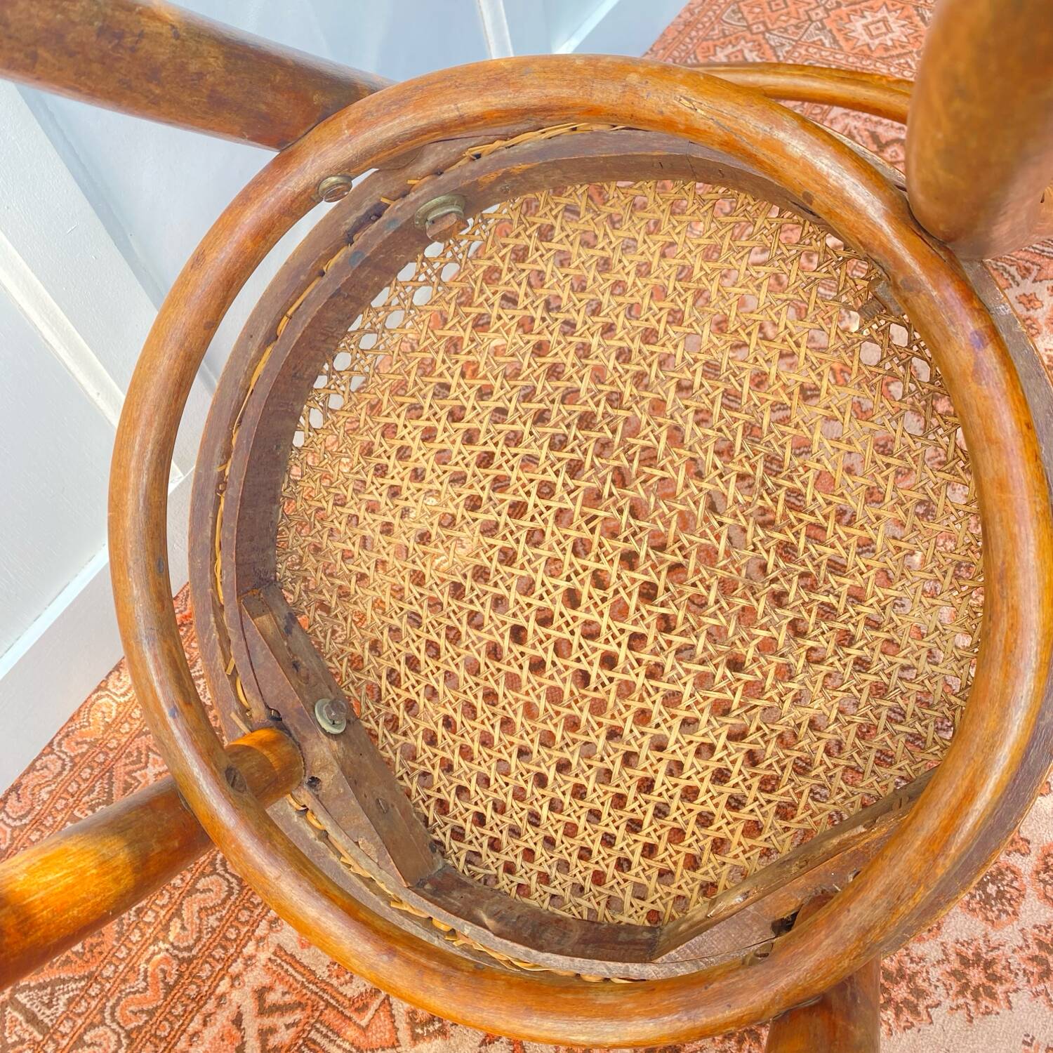 Thonet bistro chair in wood and cane