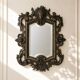 Miroir biseauté en bronze, Second Empire XIXe siècle, style Louis XV