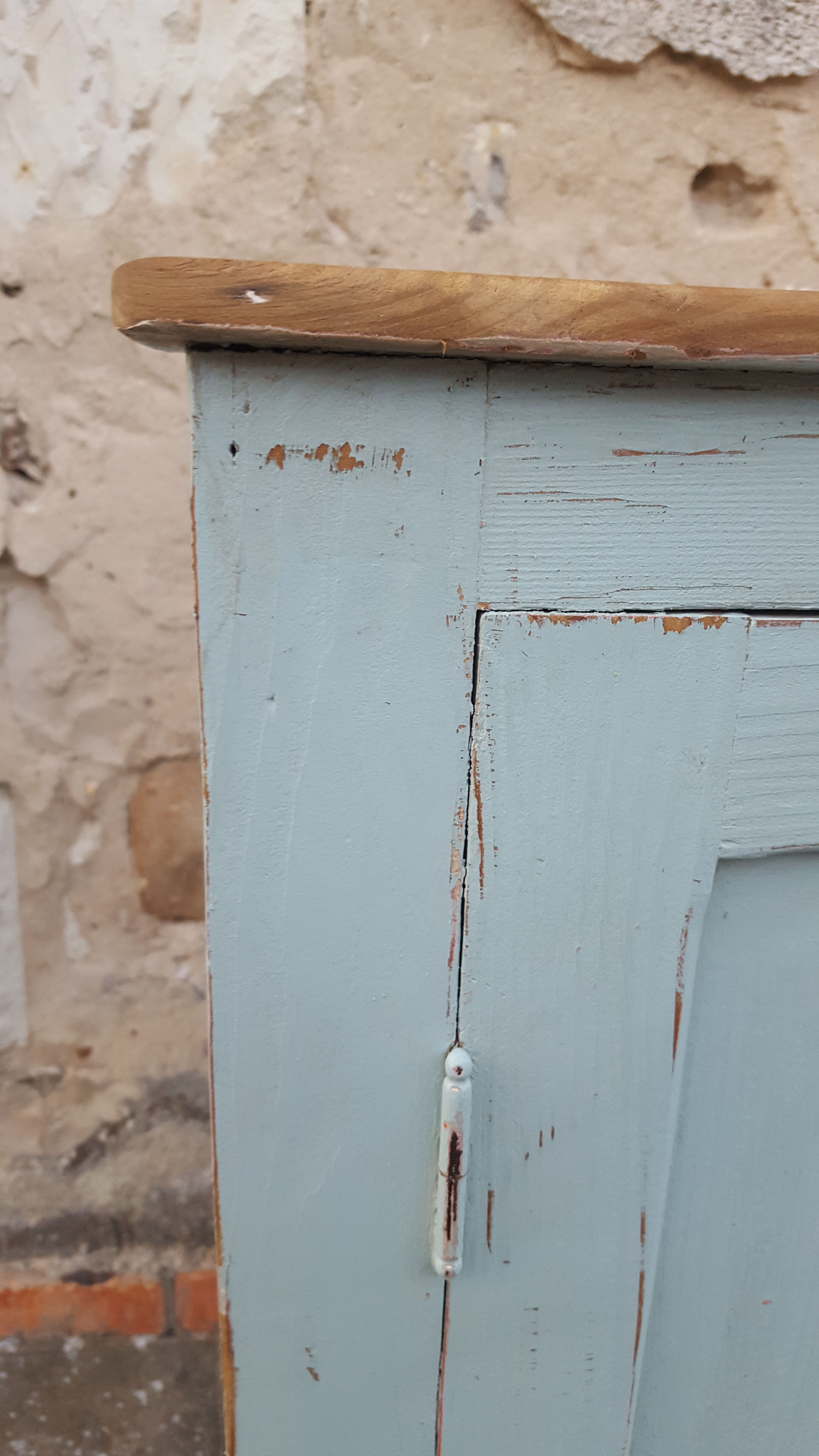 Pastel and wood confectionery Parisian buffet