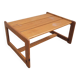 Table basse vintage en pin massif, années 1970