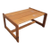 Table basse vintage en pin massif, années 1970