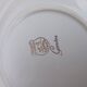 Set of 6 antique Ceranord deep plates - flower design