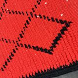 Moroccan carpet boujad red - 152 x 355 cm