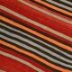 Runner Vintage Rayé – Tapis Kilim Graphique Tissé Main, 77x360 Cm