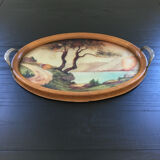 Art Deco plateau signed