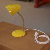 Yellow lacquered desk lamp, 1960s design