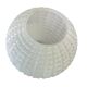 Globe suspendu vintage en opaline blanche / suspension PHILIPS