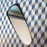 Vintage free-form mirror 33x78cm