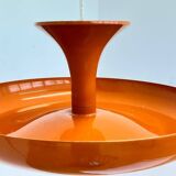 Very rare midcentury orange pendant, Denmark, 1970