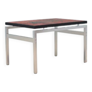 Table basse en verre, - jean