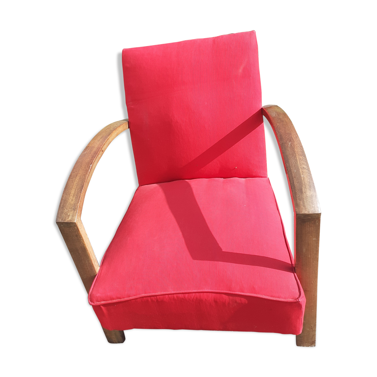 Red  armchair