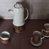 vintage stoneware coffee set