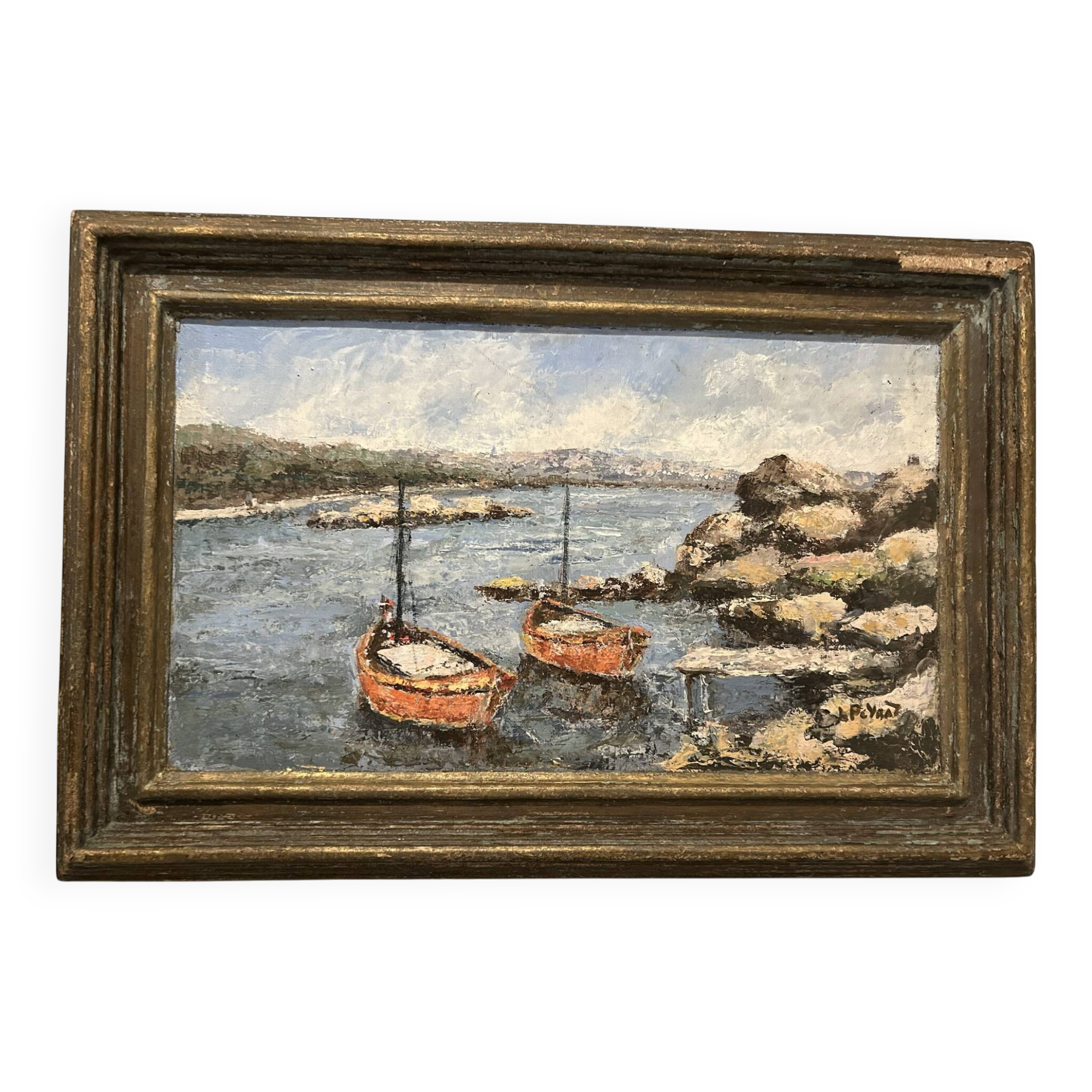 Tableau, marine de L’oui Peyrat
