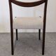 Set of 6 Scandinavian style teak chairs, France circa 1970.