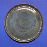 Assiette en faïence bleue