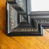 Old bevelled mirror - 44x36cm