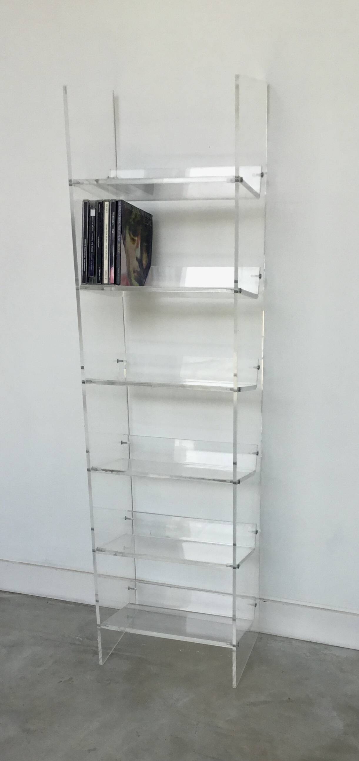 Plexiglass CD rack design 1990