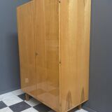 Wardrobe cabinet in Ash wood by František Mezulánik  for Novy Domov