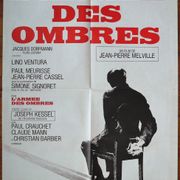 Affiche cinéma originale "L'armée des ombres" Melville