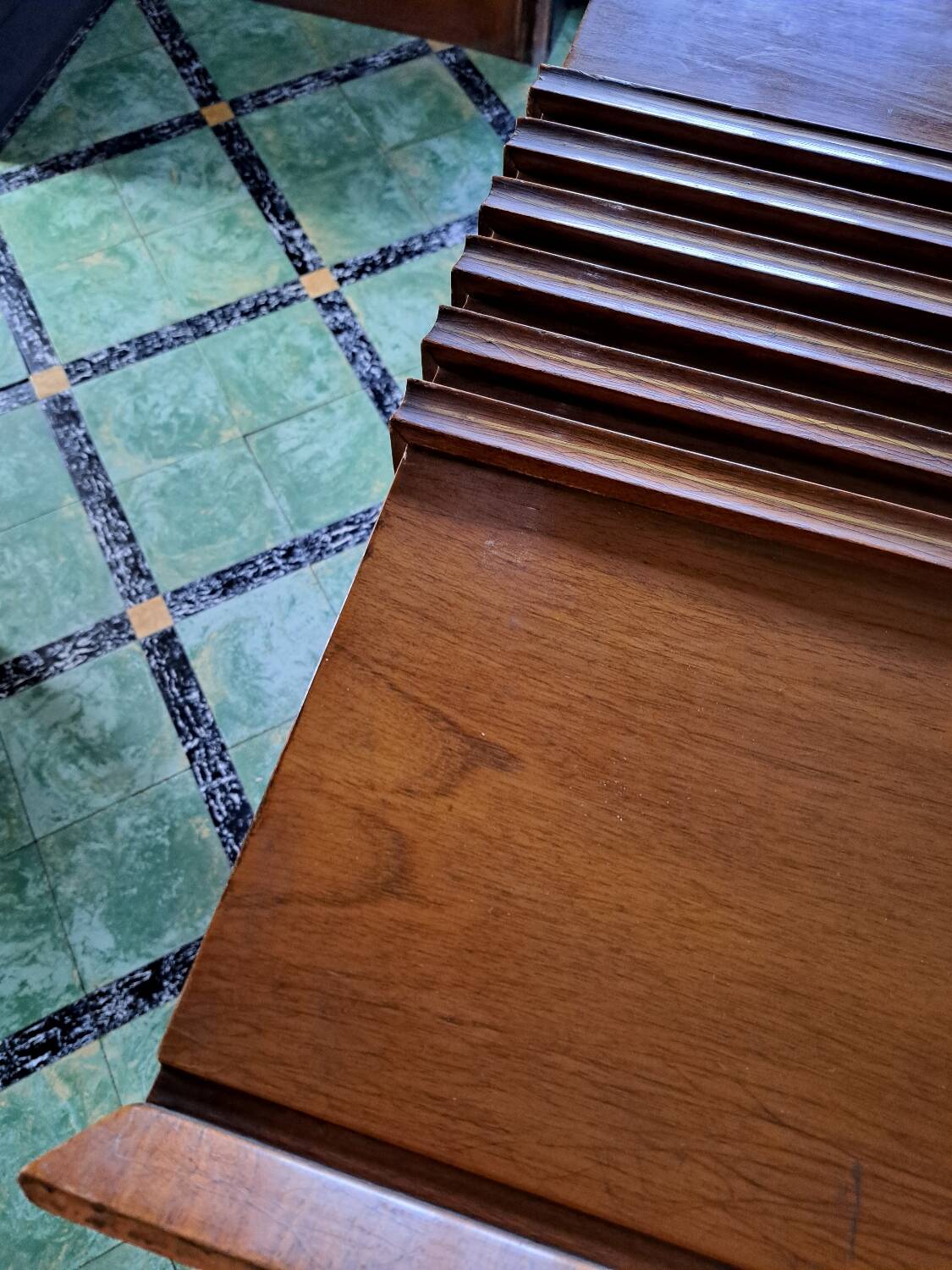 Old Art Deco TV cabinet