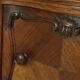 Antique Bombed Bedside Table Marble Louis XV Late 19th Century